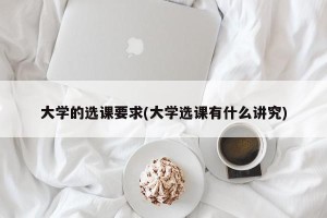大学的选课要求(大学选课有什么讲究)