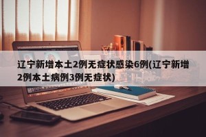 辽宁新增本土2例无症状感染6例(辽宁新增2例本土病例3例无症状)