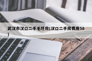 武汉市汉口二手毛坯房(汉口二手房费用58)